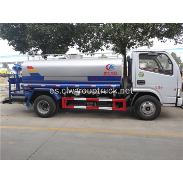 Dongfeng chasis 4X2 3000 litros camión cisterna de agua